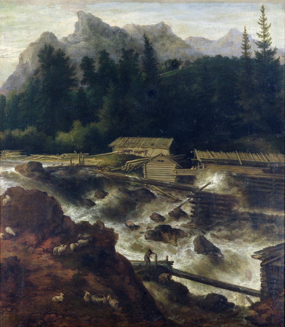Skandinaviskt landskap, 1670 av Allart van Everdingen