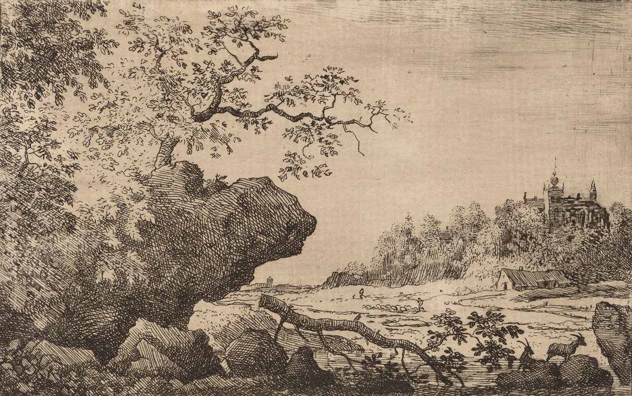 Gren i vattnet, troligen ca. 16451656. av Allart van Everdingen