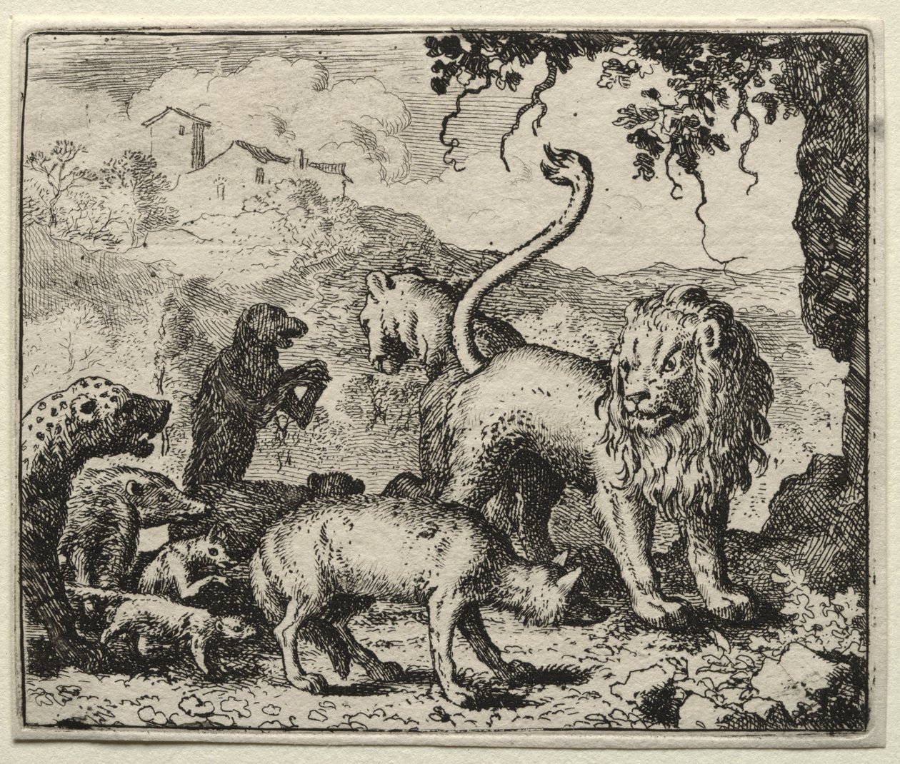 Reynard the Fox: First Complaint of the Wolf av Allart van Everdingen