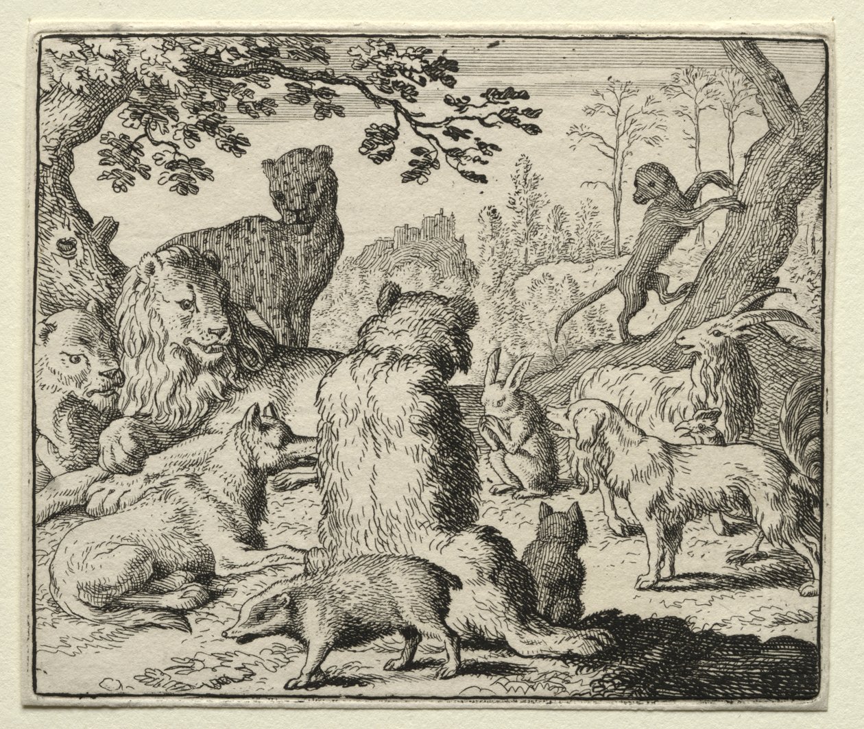 Reynard the Fox: Lion Orders Sök efter Reynard av Allart van Everdingen