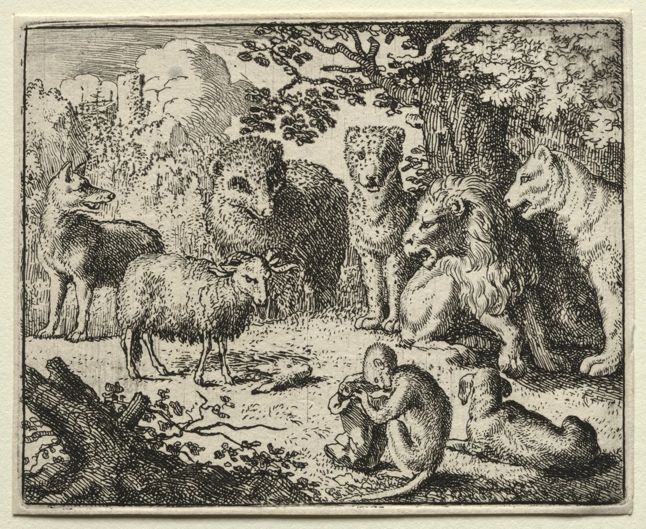Reynard the Fox: The Arrival of the Packet av Allart van Everdingen