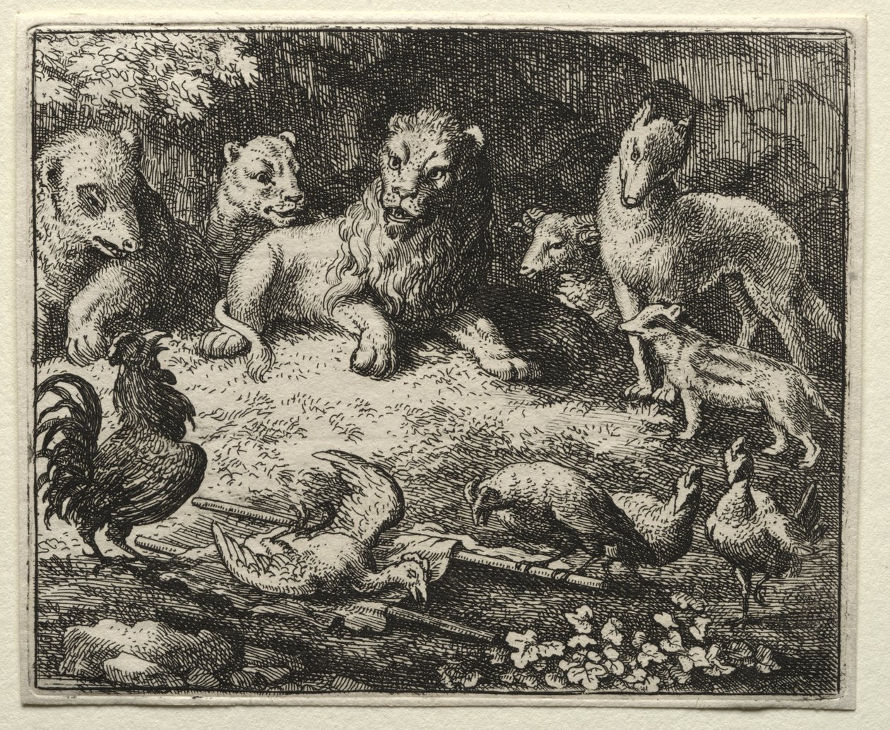 Reynard the Fox: The Complaint of the Cock av Allart van Everdingen
