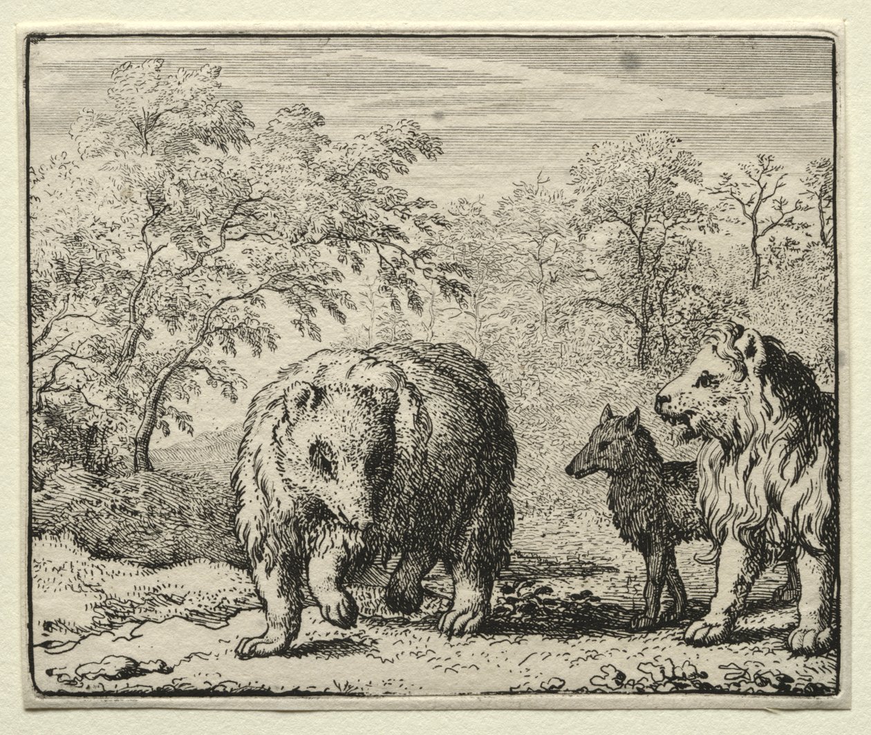 Reynard the Fox: The Freeing of the Wolf and the Bear av Allart van Everdingen