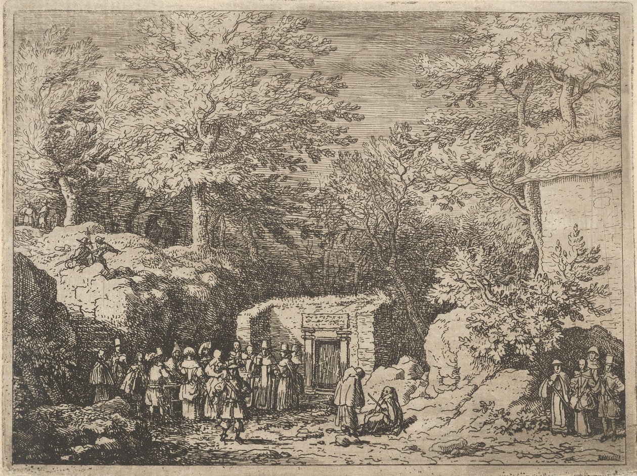 Den fjärde våren, 1600-talet. av Allart van Everdingen