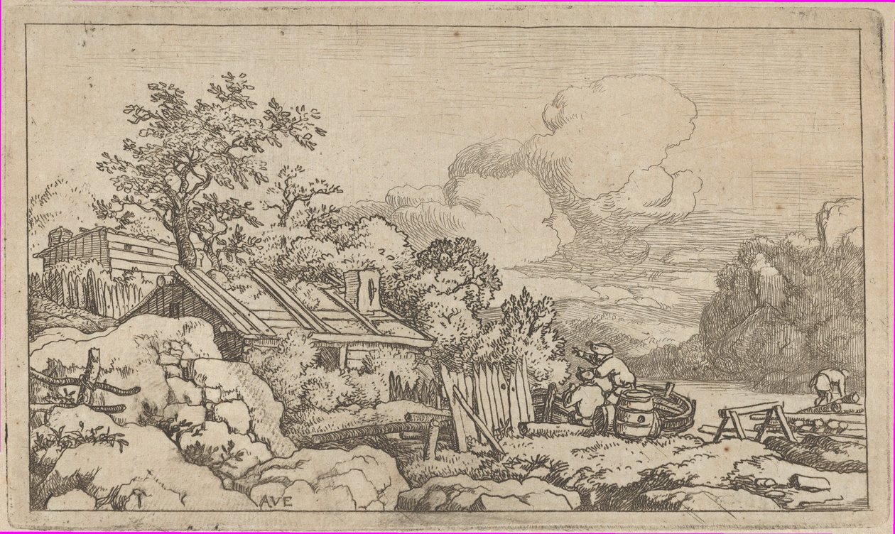 Snickarens koja, 1600-talet. av Allart van Everdingen