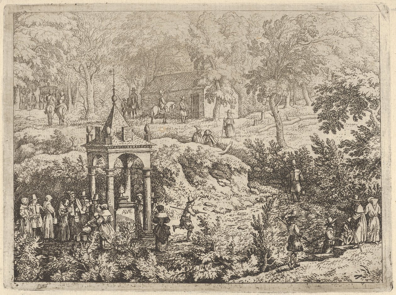 Den tredje våren, 1600-talet. av Allart van Everdingen