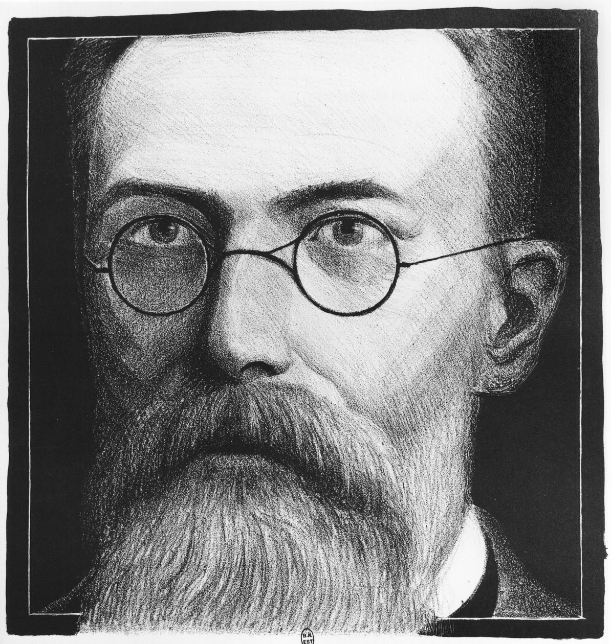 Porträtt av Nikolai Andrejevich Rimsky-Korsakov (1844-1908) av Allen