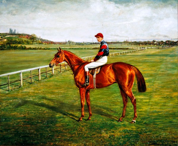 "Skyscraper" med jockey i Lincoln av Allen Culpeper Sealy