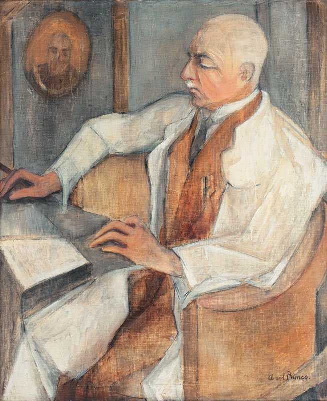 Portrait of a doctor av Alma Del Banco