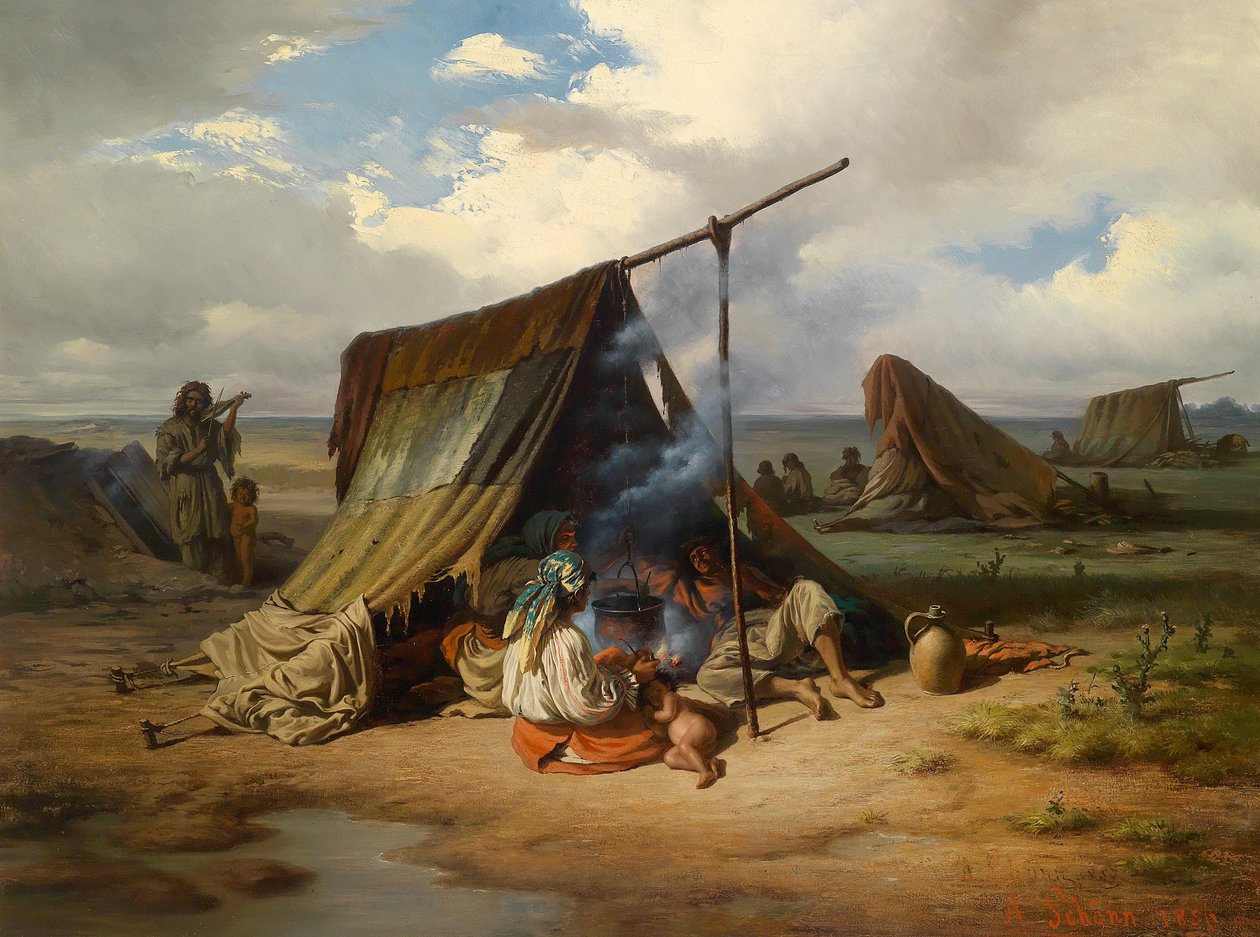 Camp zigenare av Alois Schonn