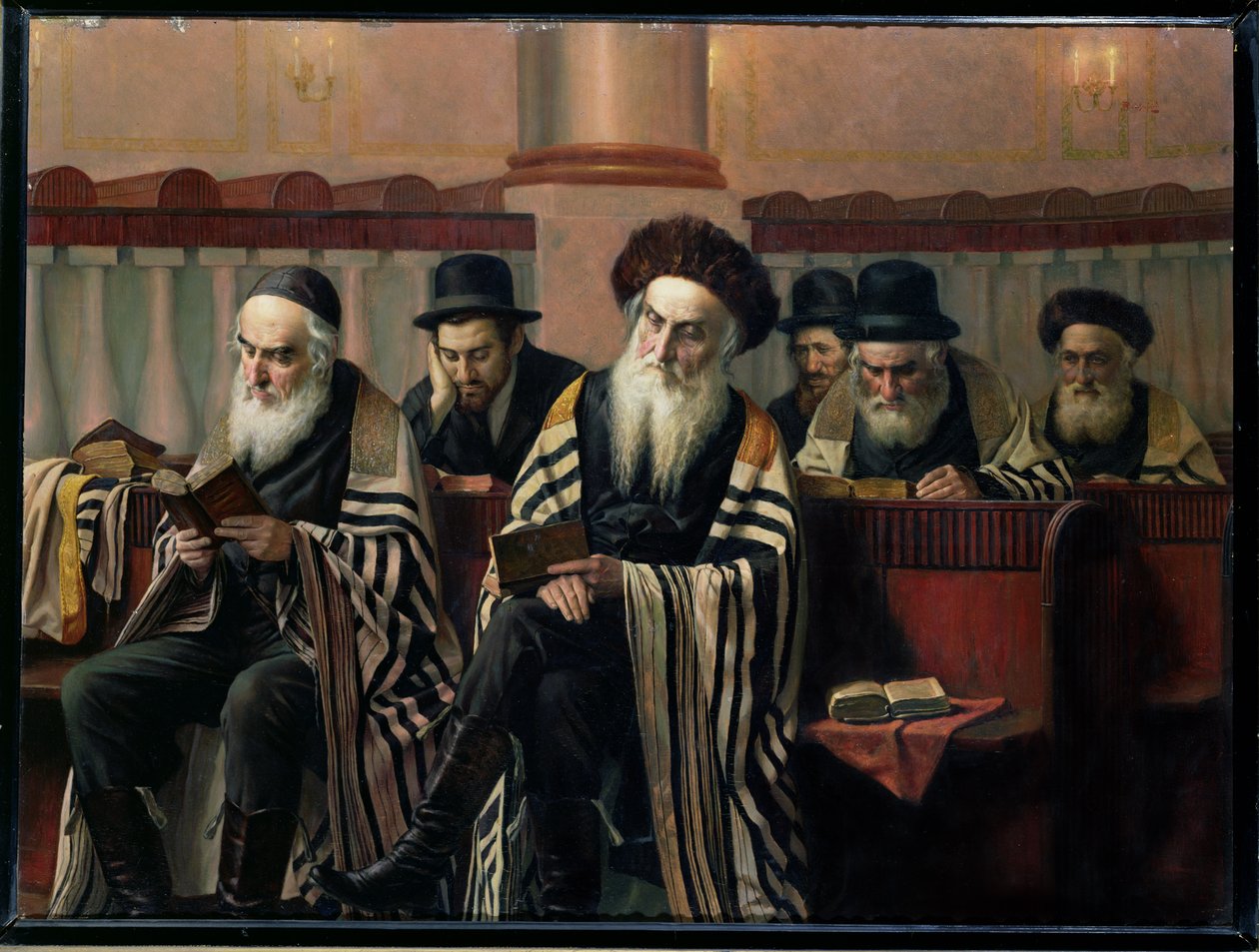 Att läsa skrifterna (panel) av Alois Heinrich Priechenfried