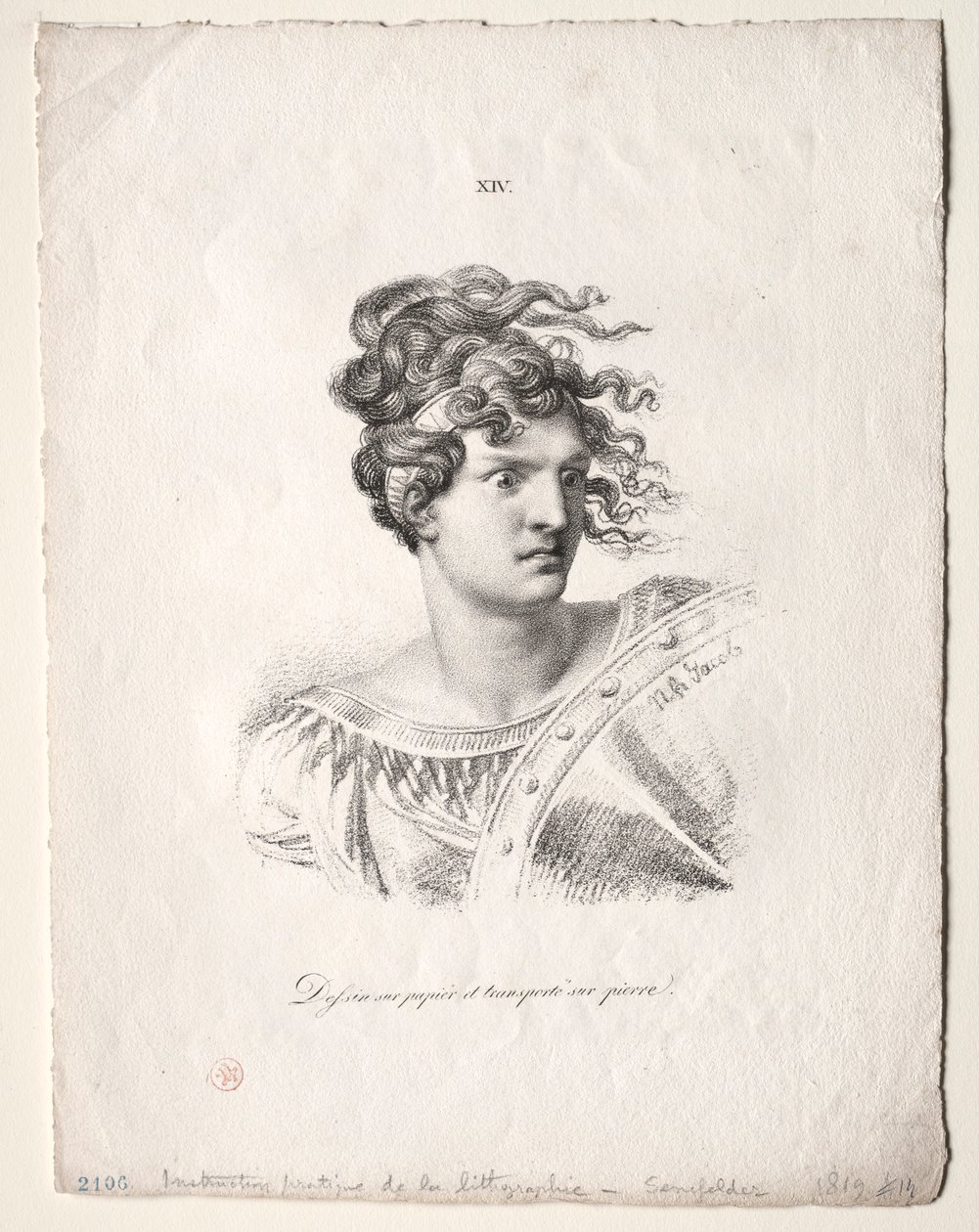 The Art of Lithography: Chef för en Amazonas. av Alois Senefelder