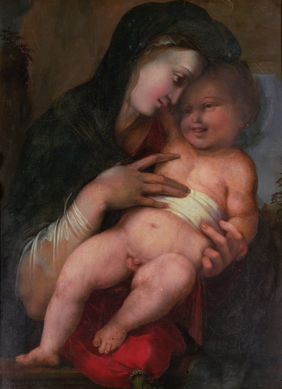 Madonna och barn, ca 1517 av Alonso Berruguete