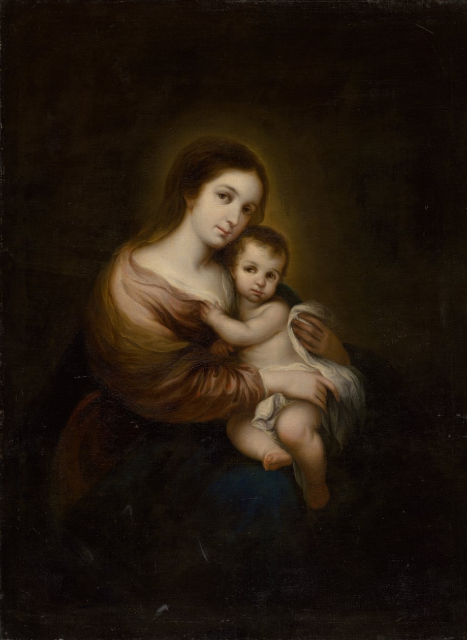Madonna och barn av Alonso Miguel de Tovar