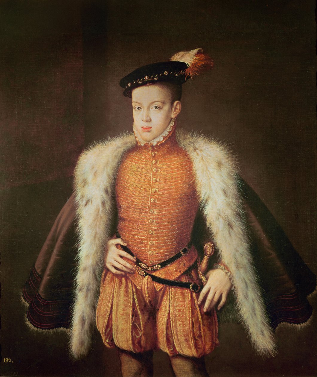 Don Carlos, prins av Asturien och Portugal, c.1558 av Alonso Sánchez Coello
