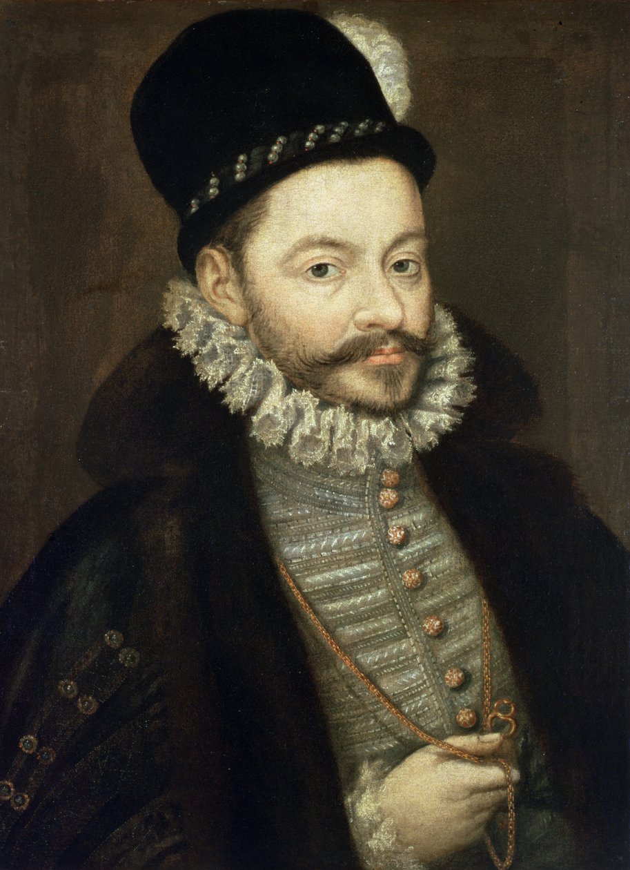 Porträtt av Antonio Perez (1539-1611), sekreterare för Felipe II av Alonso Sánchez Coello