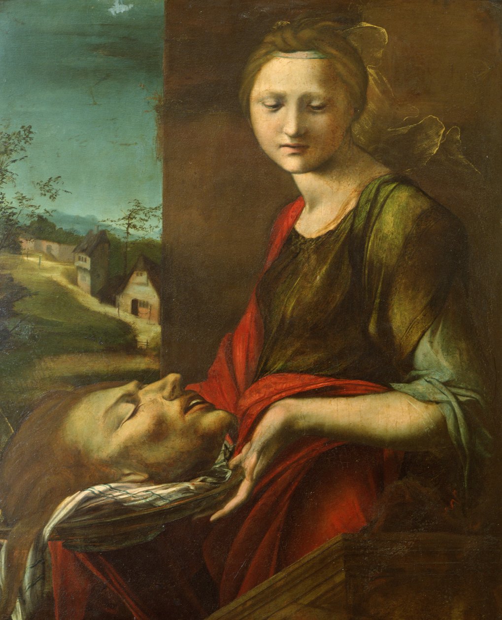 Salome med Johannes Döparens huvud, ca 1512-16 av Alonso Berruguete