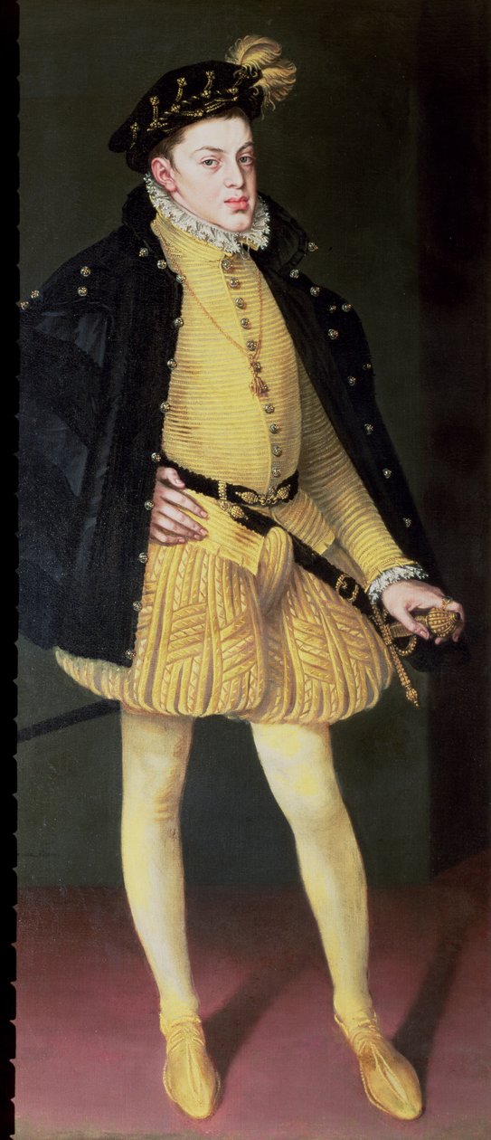 Don Carlos (1545-68), son till kung Filip II av Spanien (1556-98) och Maria av Portugal av Alonso Sánchez Coello