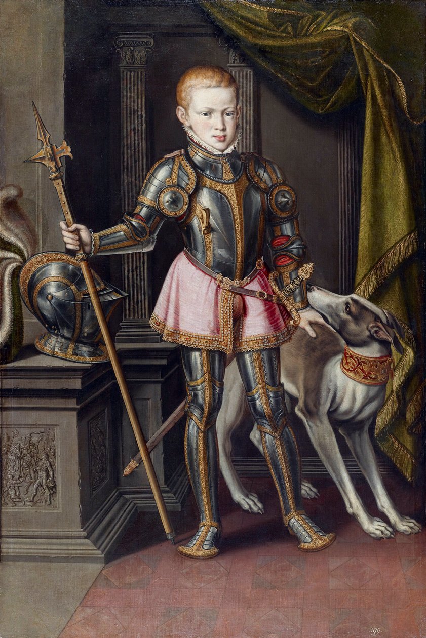 Sebastien Ier (1554-1578) - Sebastian av Portugal - kung Sebastian I av Portugal - av Sanchez Coello, Alonso (1531-1588) Art History Museum, Vienne ©FineArtImage/Leemage av Alonso Sánchez Coello