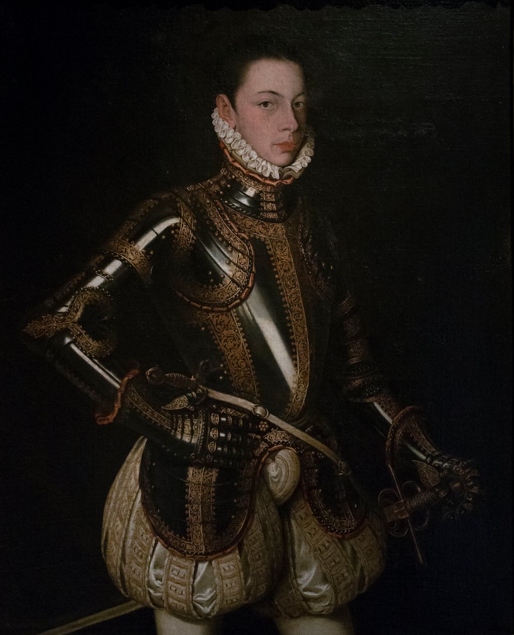 Alessandro Farnese, ca 1559 (olja på duk) av Alonso Sánchez Coello