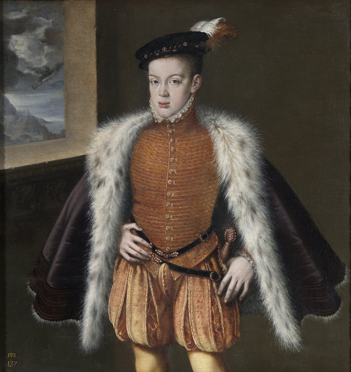 Don Carlos, prins av Asturien, 1555-1559 av Alonso Sánchez Coello