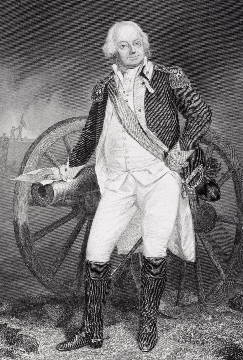 Porträtt av Benjamin Lincoln (1733-1810) av Alonzo Chappel
