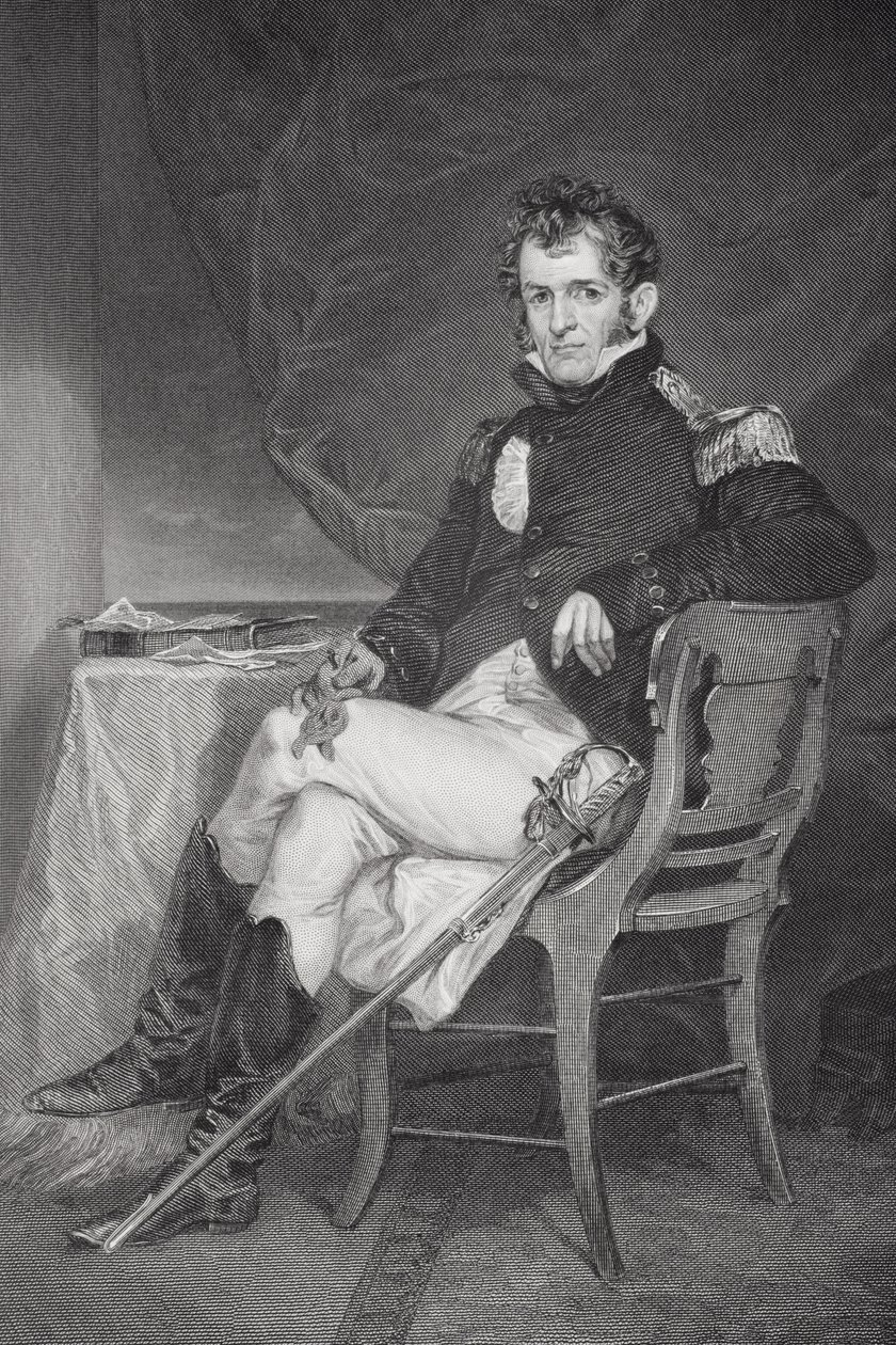 Porträtt av David Porter (1780-1843) av Alonzo Chappel