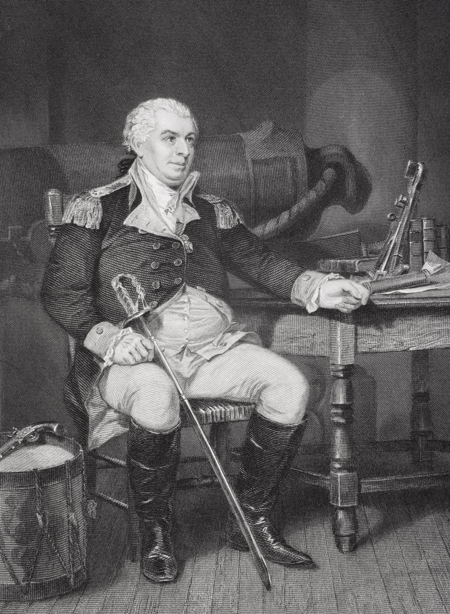 Porträtt av John Barry (1745-1803) av Alonzo Chappel