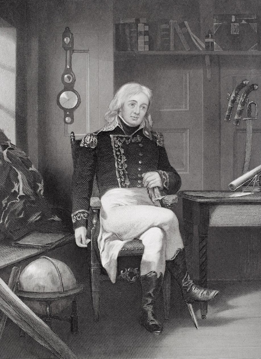 Porträtt av Joshua Barney (1759-1818) av Alonzo Chappel