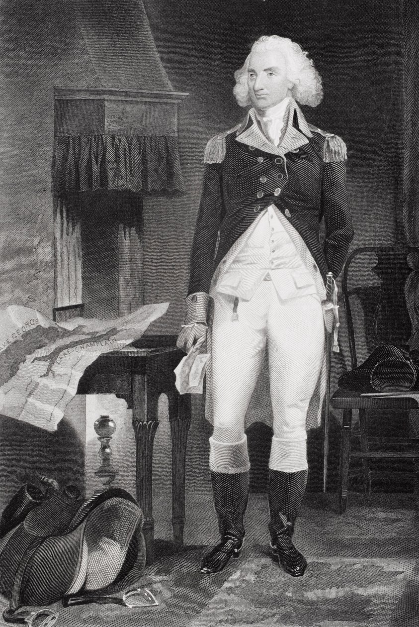 Porträtt av Philip Schuyler av Alonzo Chappel