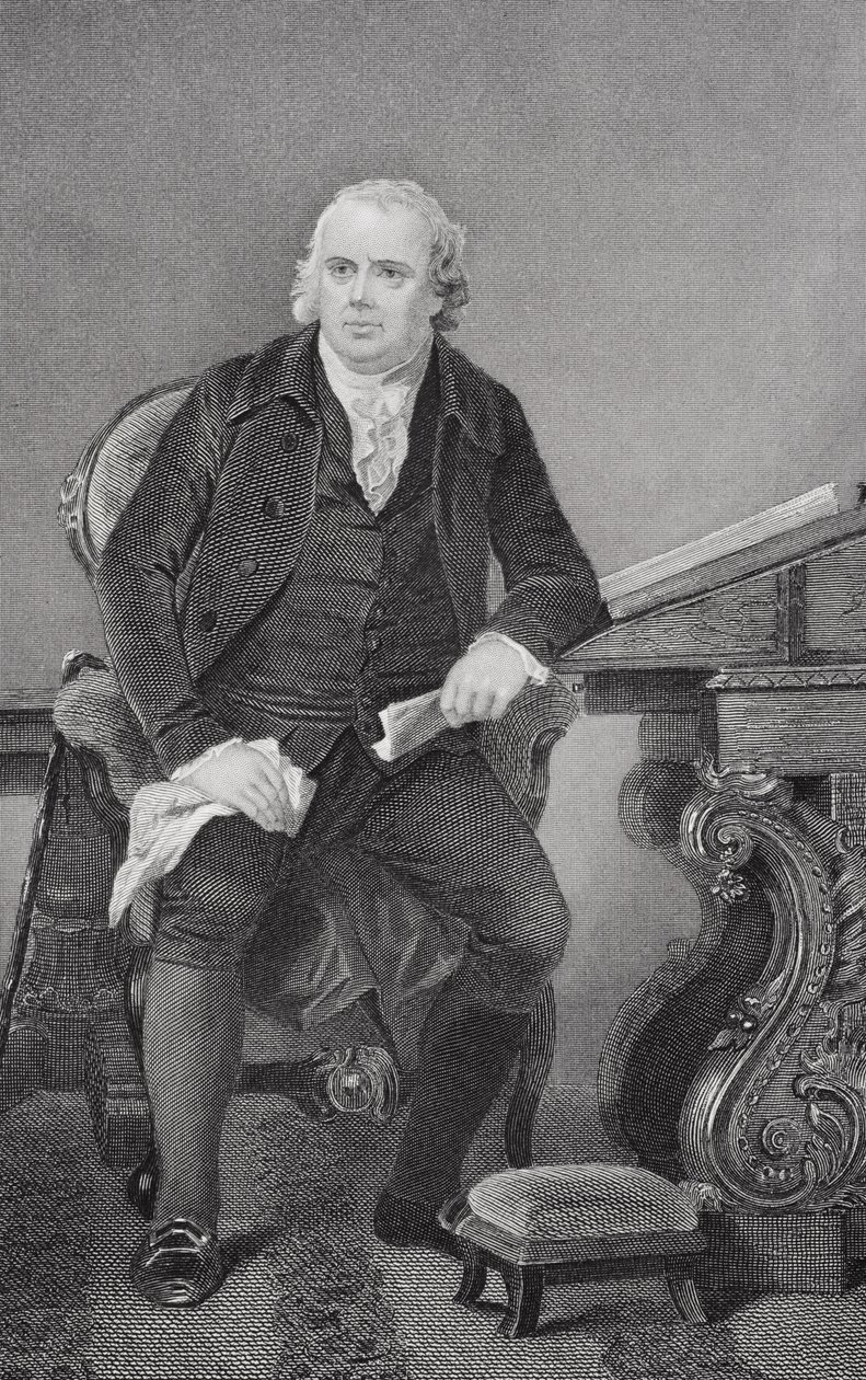 Picha ya Robert Morris (1734-1806) swed av Alonzo Chappel