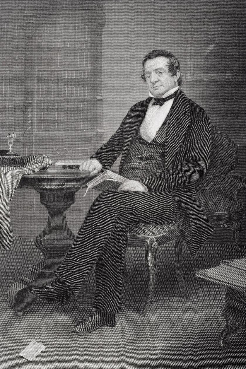 Washington Irving (1783-1859) av Alonzo Chappel