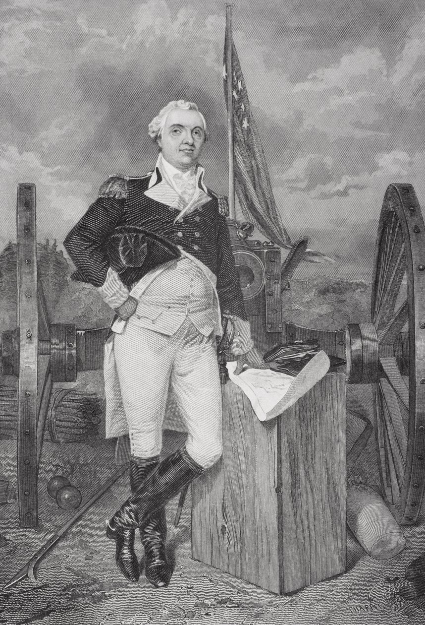 Porträtt av Henry Knox (1759-1806) av Alonzo Chappel