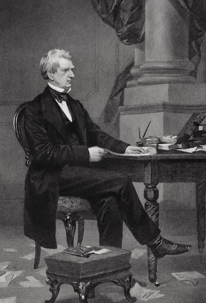 Porträtt av William Henry Seward (1801-72) av Alonzo Chappel