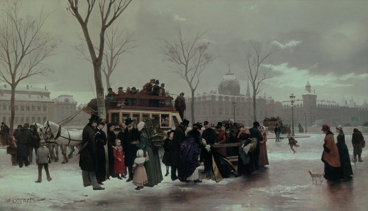 Bussolycka i Paris av Alphonse Cornet