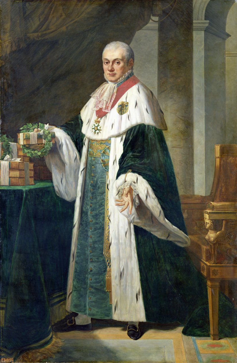 Louis (1757-1821) Markis de Fontanes av Alphonse Lavaudan