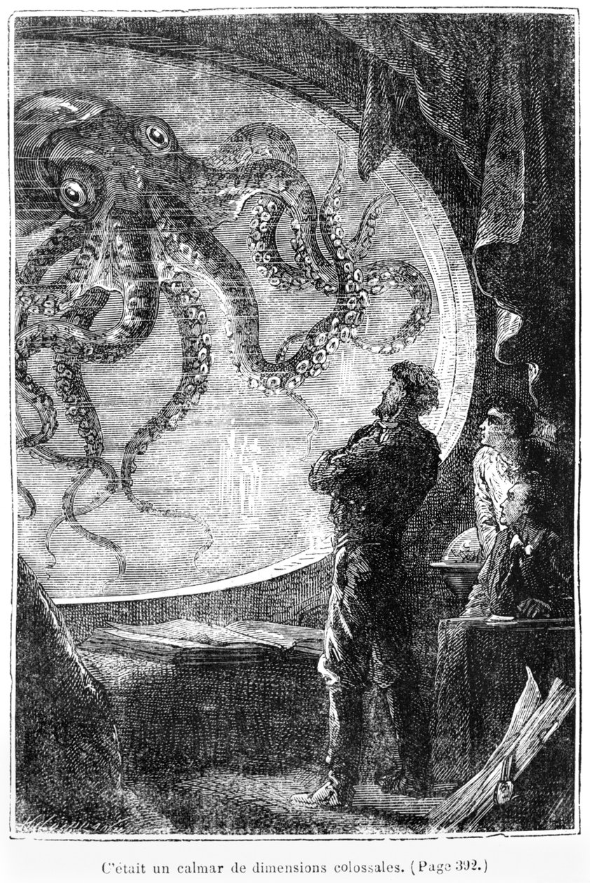 The Nautilus Passengers, illustration från 