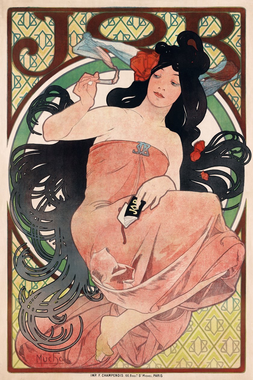 Cigarette paper  av Alphonse Mucha