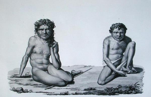 Port Jackson, New Holland: Aborigines från Blue Mountains, från 