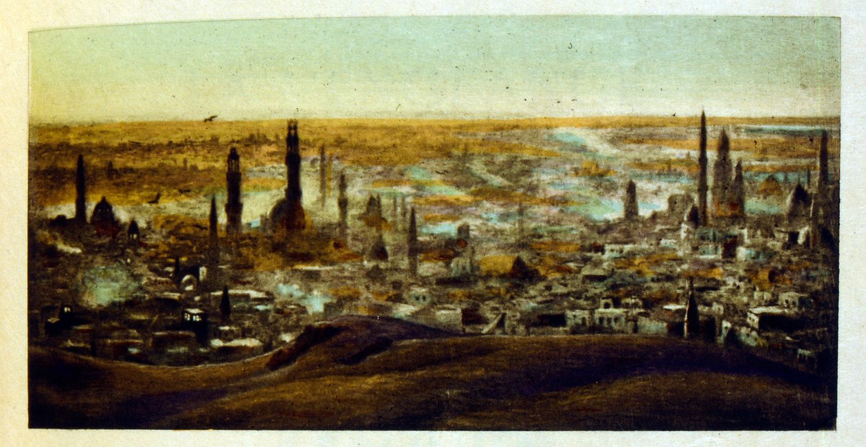 Illustration av Dinet ur "Mirages" Scener ur det arabiska livet. 1906. Mirages, Scenes De La Vie Arab illustrerades av Etienne Dinet och kommenterades av Silman Ben Ibrahim Bamer. Nasreddine Dinet föddes som Alphonse-Etienne Dinet; (1861-1929) var en frans av Alphonse Etienne Dinet
