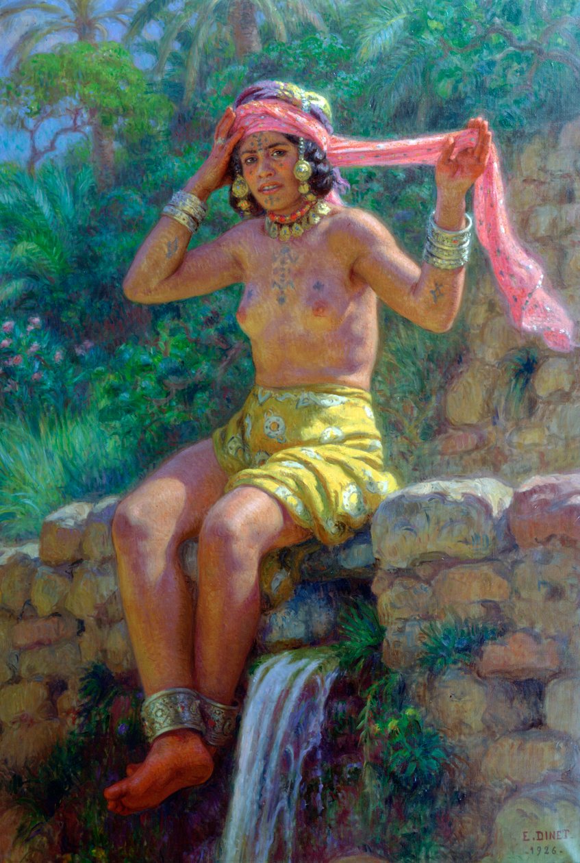 Källan, 1926 av Alphonse Etienne Dinet