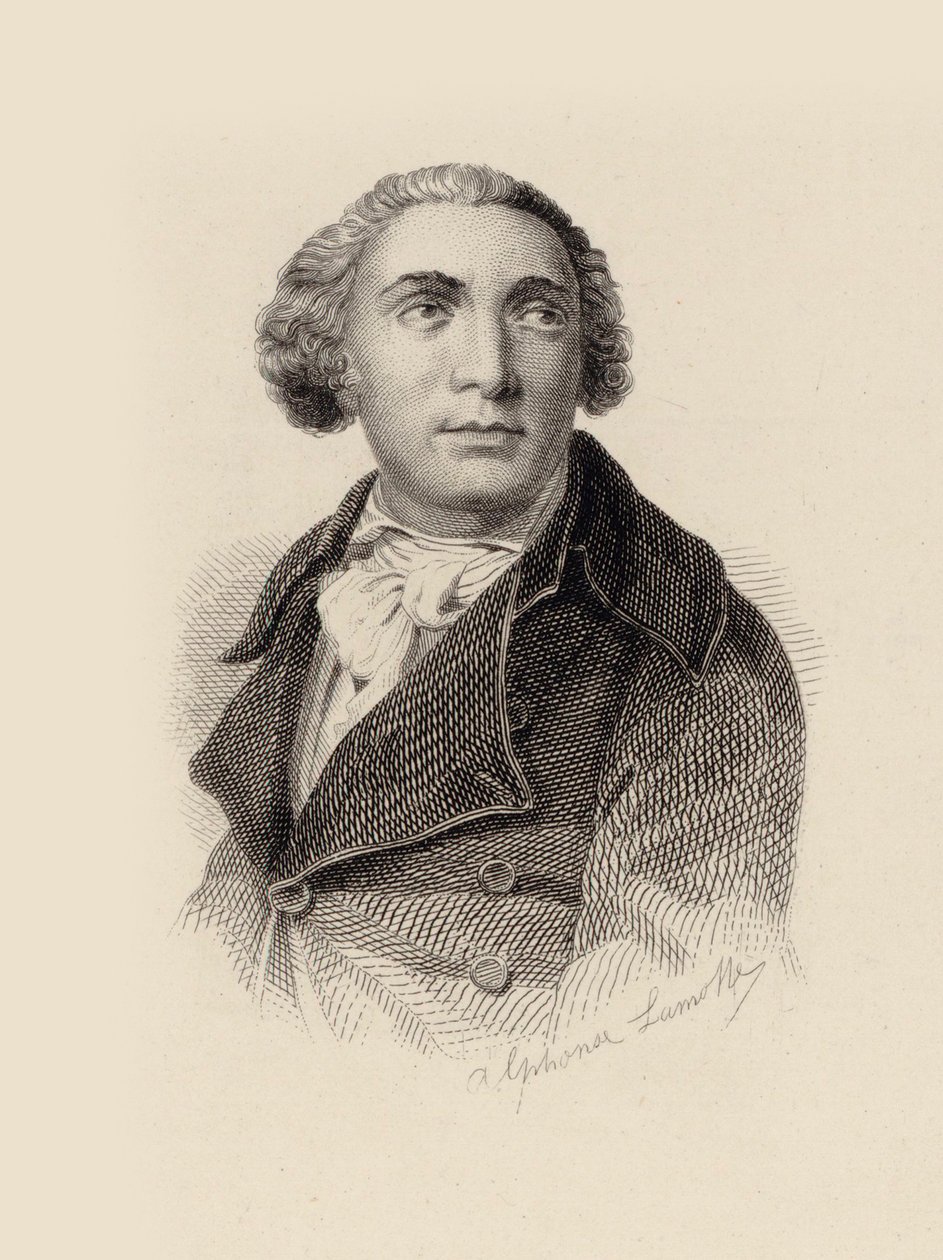 Porträtt av Giovanni Paisiello 1740-1816. av Alphonse Lamotte