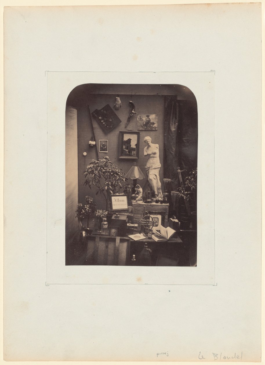 Verkstadsinredning, stilleben av Alphonse Le Blondel