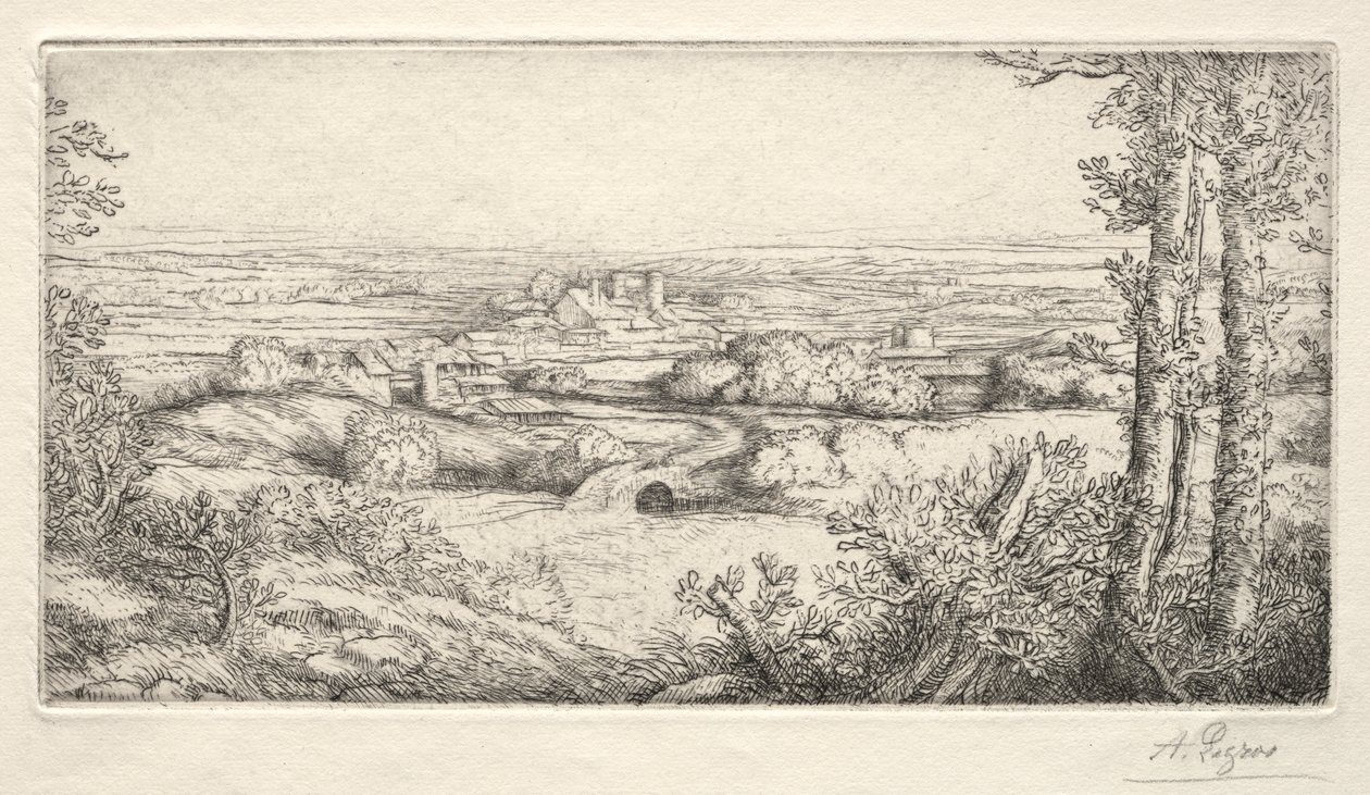 En dal i Bourgogne av Alphonse Legros