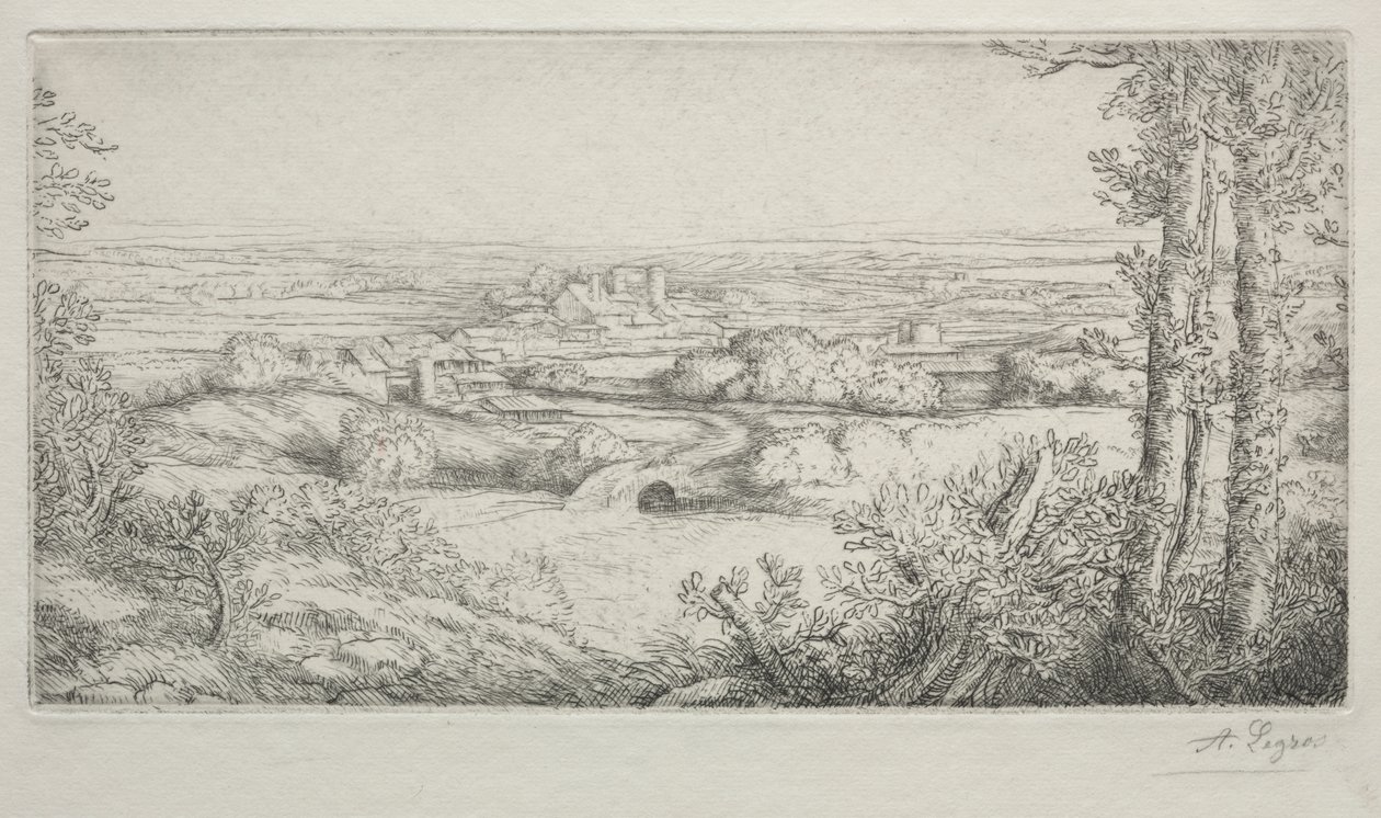 En dal i Bourgogne av Alphonse Legros