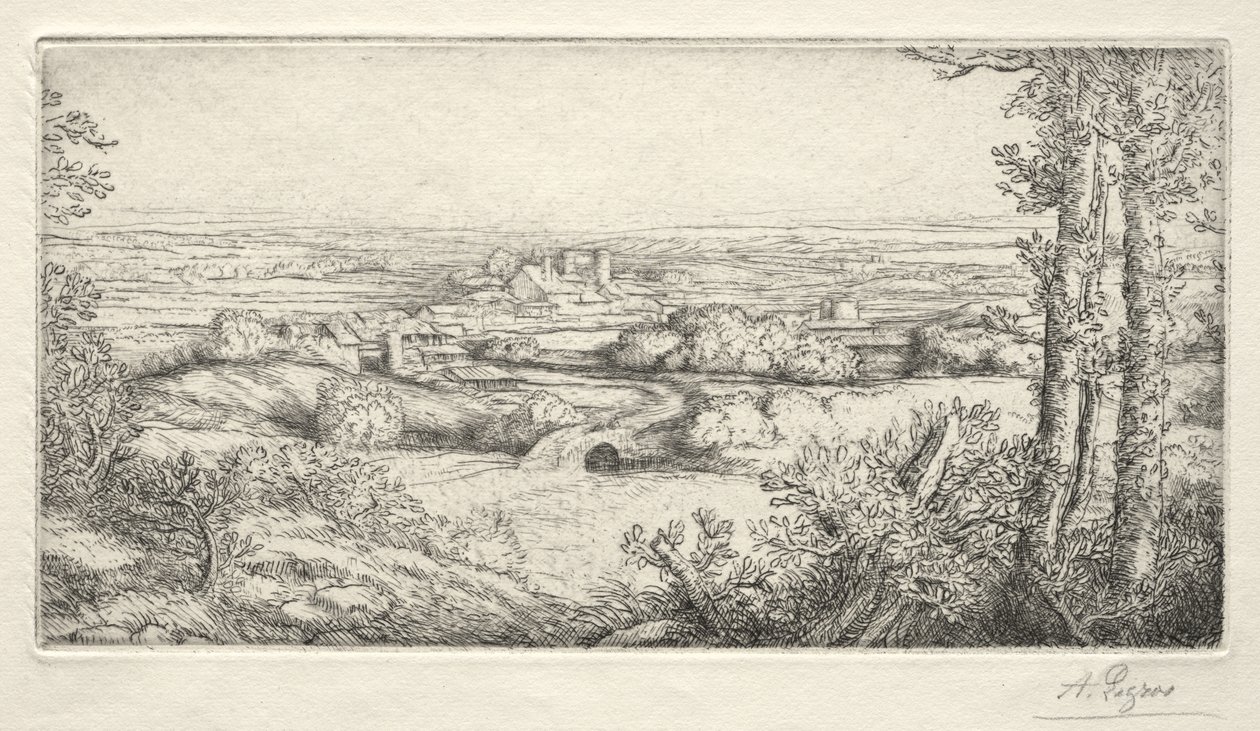 En dal i Bourgogne av Alphonse Legros