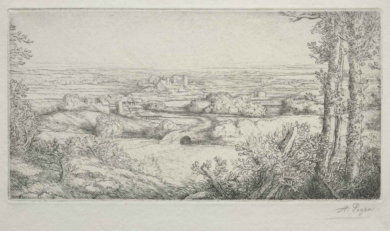 En dal i Bourgogne av Alphonse Legros