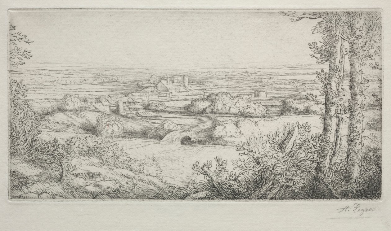 En dal i Bourgogne En dal i Bourgogne. av Alphonse Legros