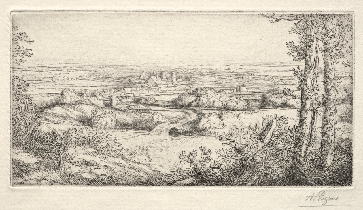 En dal i Bourgogne En dal i Bourgogne. av Alphonse Legros