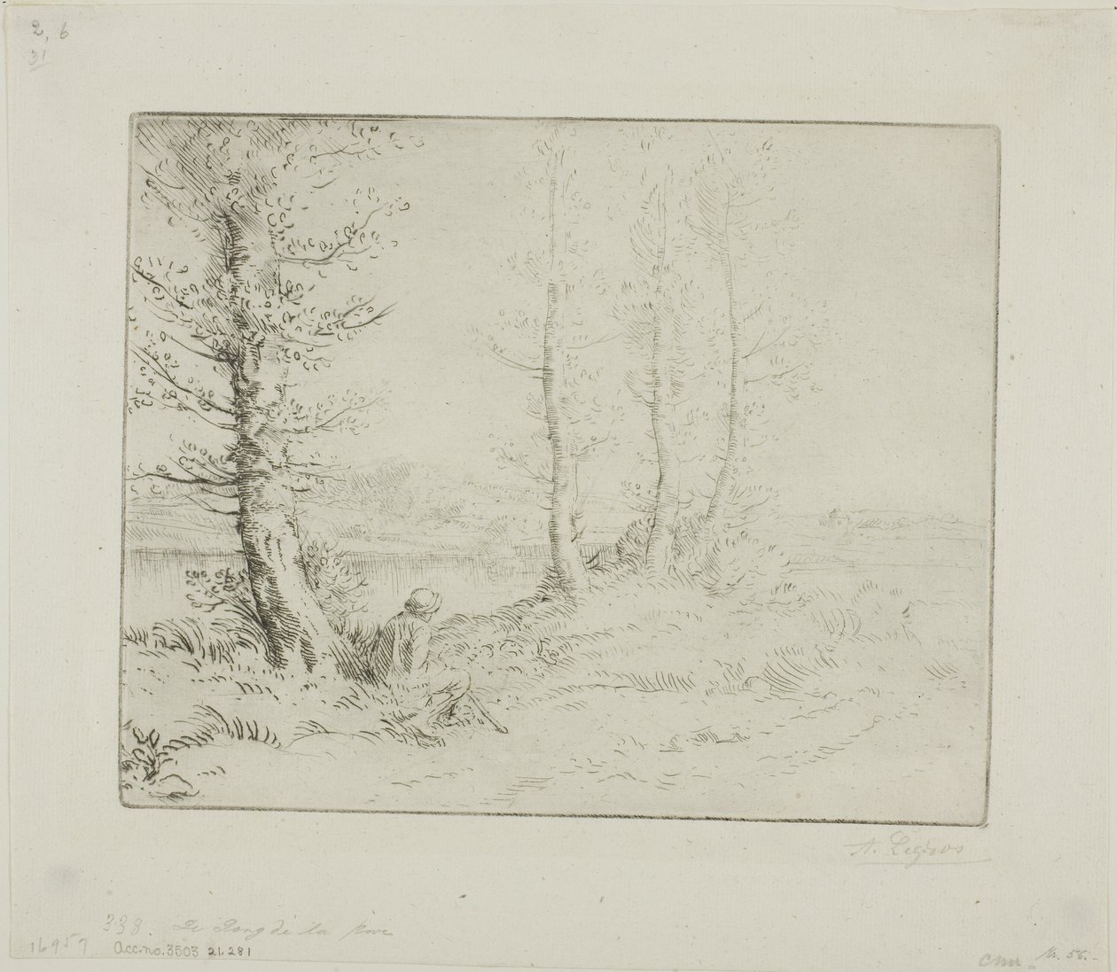Längs flodstranden av Alphonse Legros